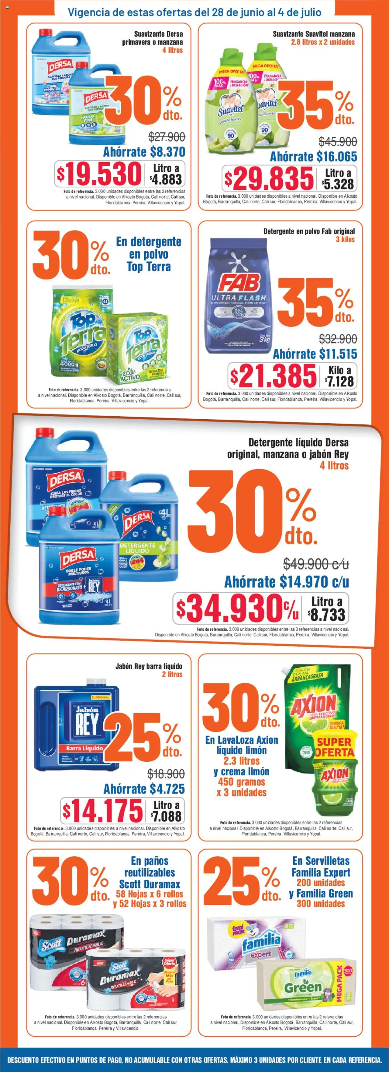 Alkosto folleto │ válido desde el 28.06.2025 | Página: 6 | Productos: Fragancia, Jabón, Detergente, Suavizante