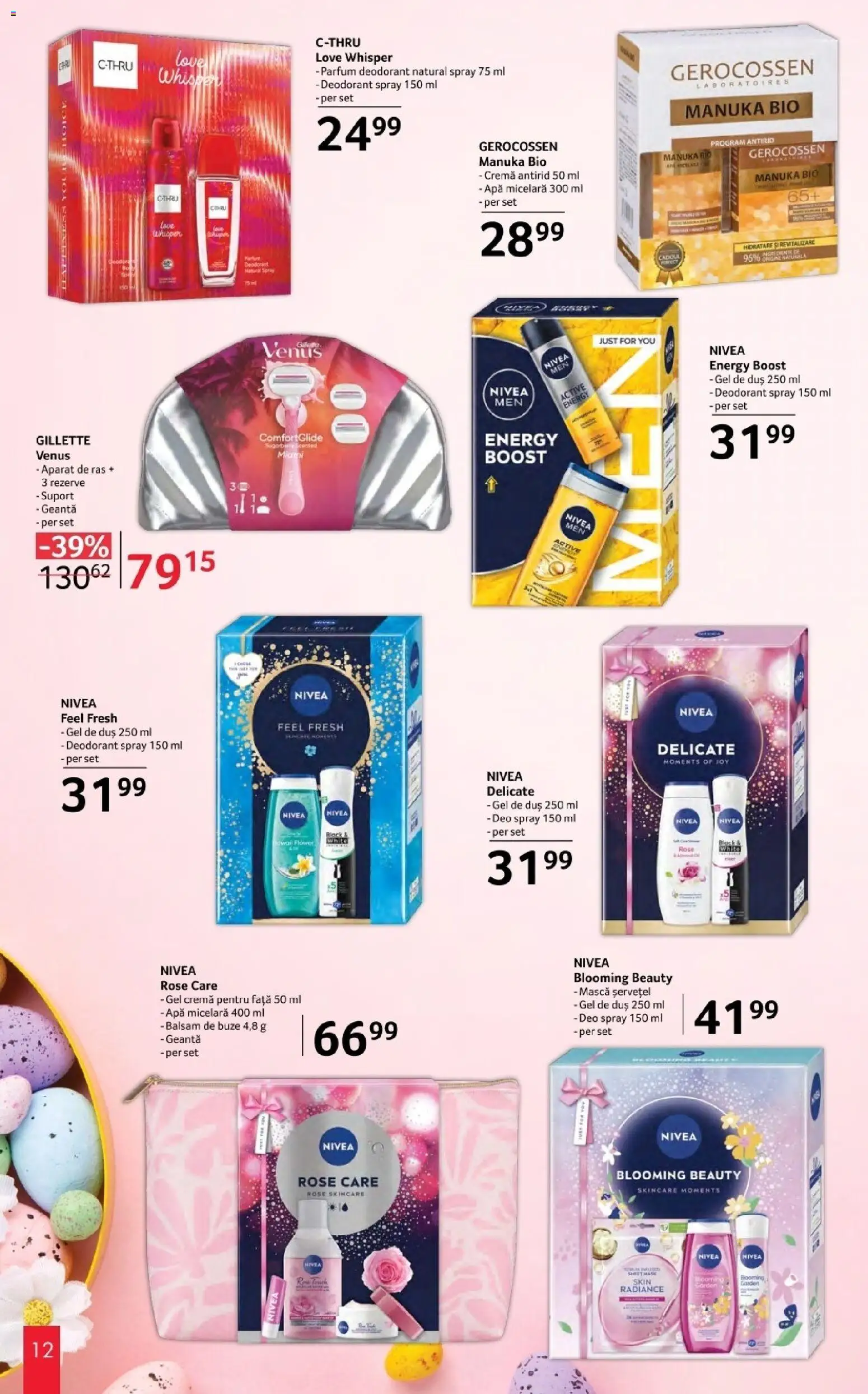 Noul catalog Selgros – valabil de la 20.03.2026 | Pagină: 12 | Produse: Top, Aparat De Ras, Cremă, Gel de duș