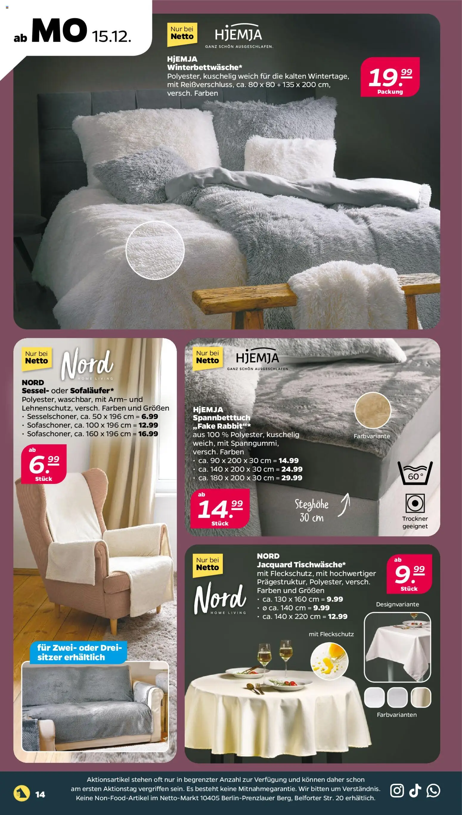 Netto Prospekt 	 – gültig ab 15.12.2025 | Seite: 16 | Produkte: Trockner, Sessel