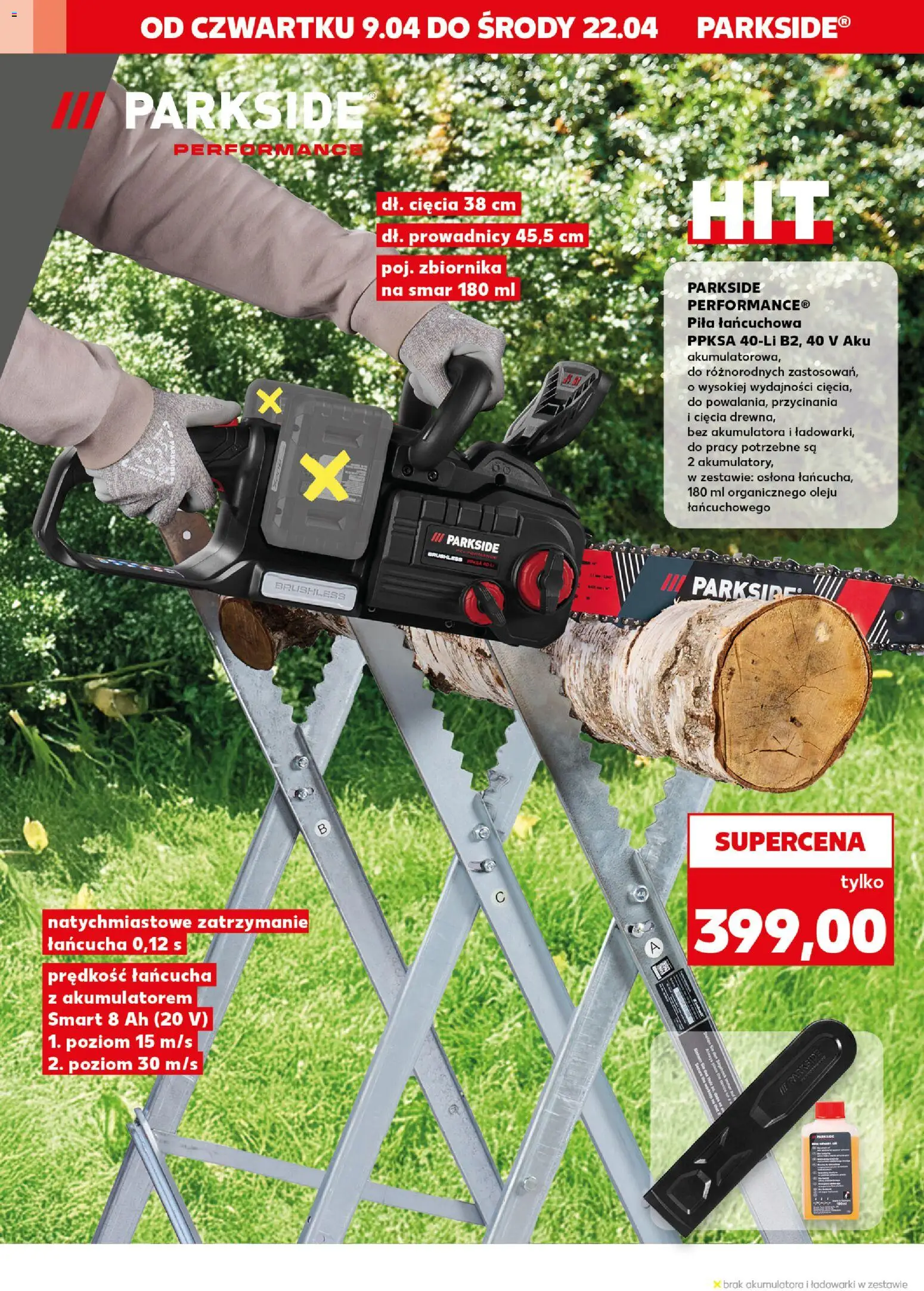 Kaufland Polsko leták - Złap okazje od 09.04.2026 | Strana: 4 | Produkty: Parkside, Pila