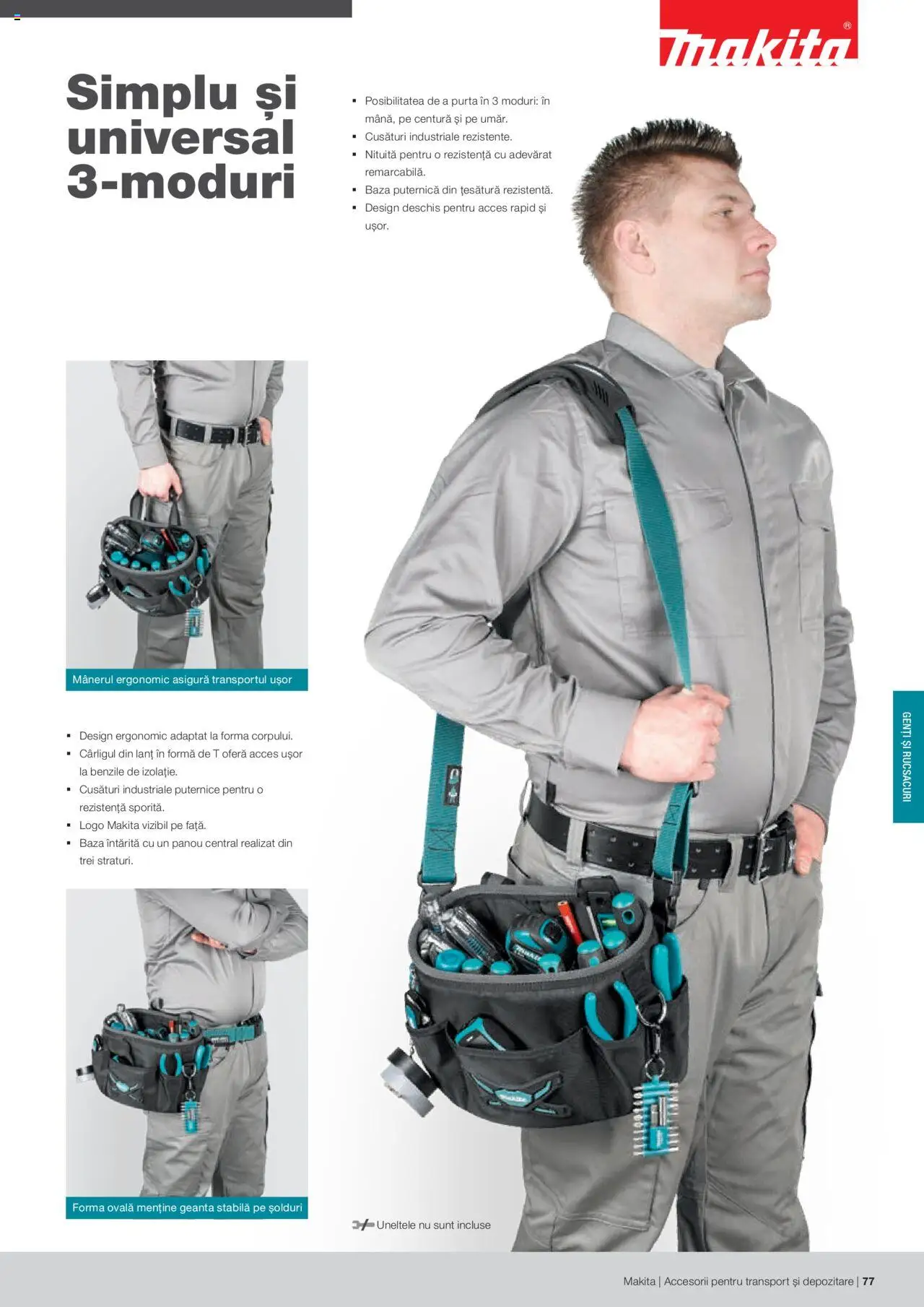 Makita catalog - Accesorii pentru transport si depozitare   – valabil de la 06.09.2021 | Pagină: 77
