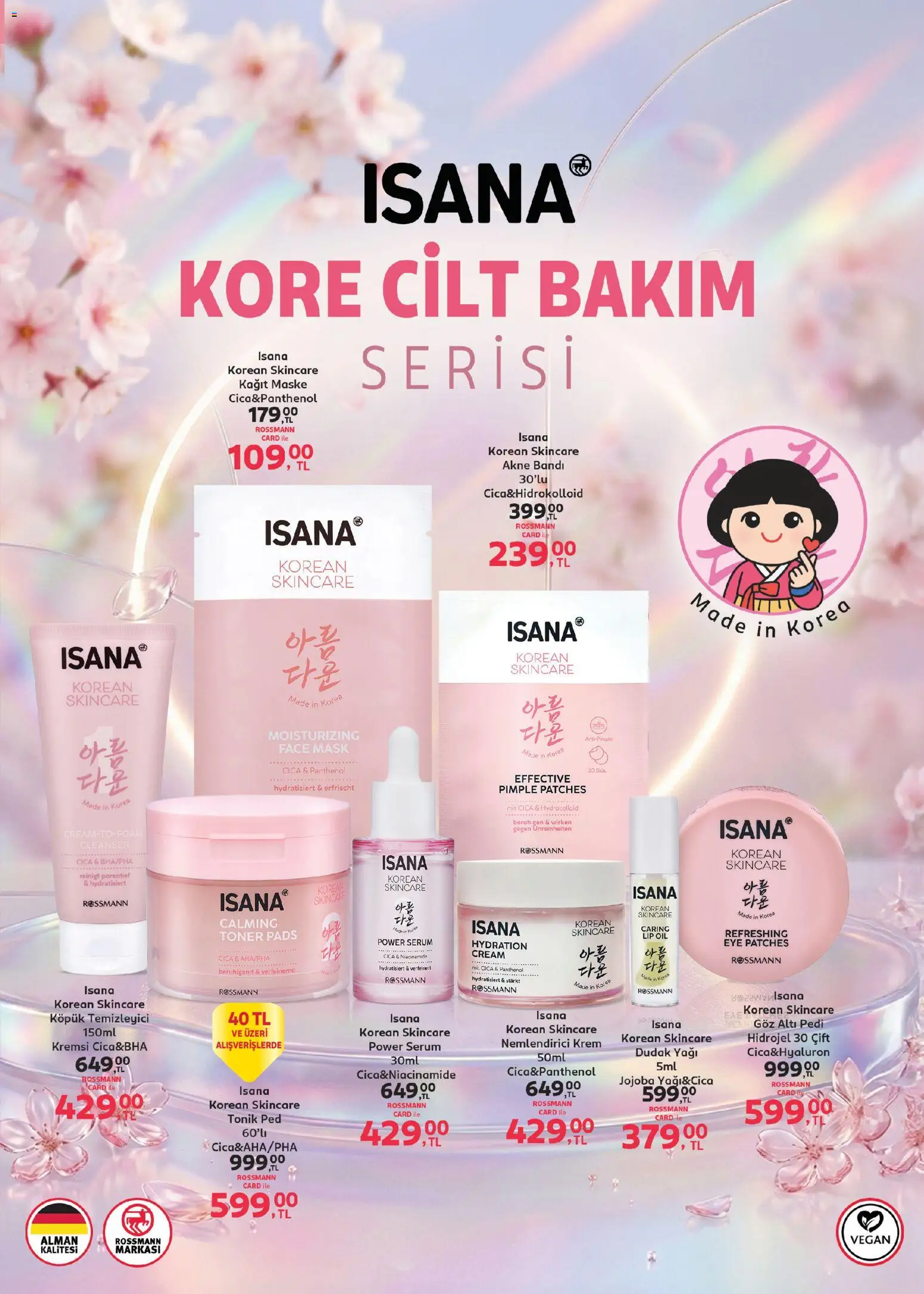 Rossmann İndirim - 02.01.2026 tarihinden itibaren geçerlidir | Sayfa: 4 | Ürünler: Krem, Maske, Toner