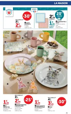 Hyper U - Prévisualisation de Hyper U - Le plein air à prix bas valide à partir de 24.03.2026 | Page: 21 | Produits: Cire, Lapin, Rouleau, Nappe