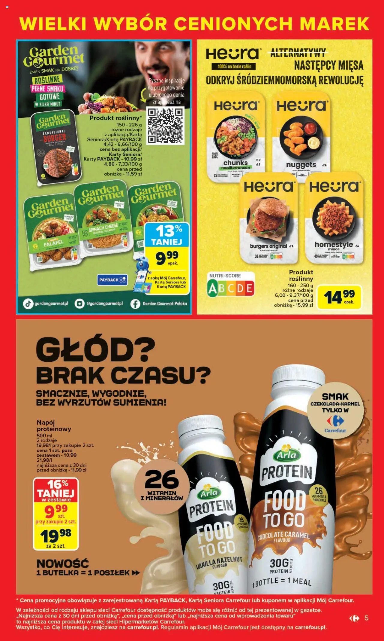 Carrefour Gazetka - Cenione marki, super ceny od 04.08.2025 | Strona: 5 | Produkty: Karta, Nuggets