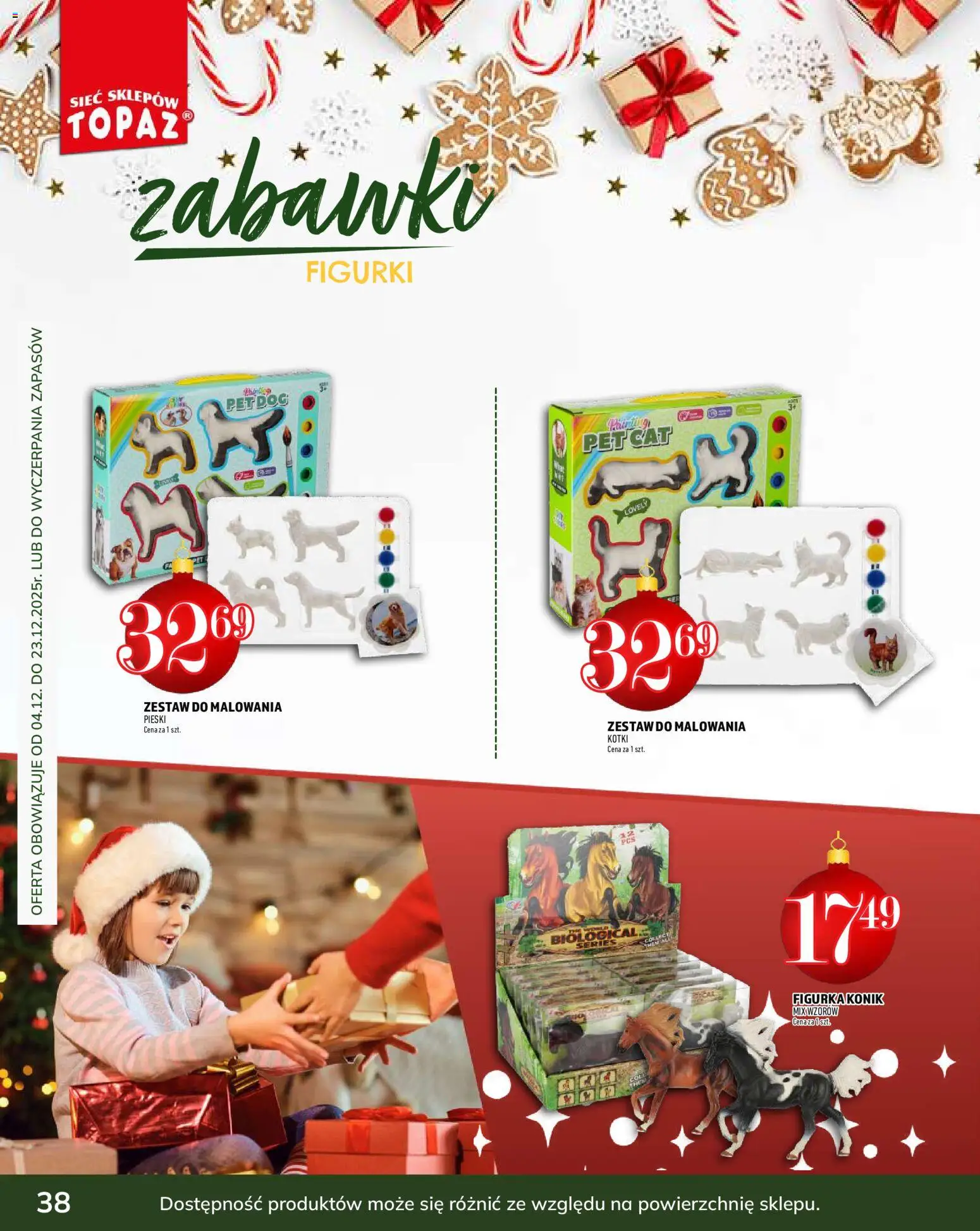Topaz Gazetka - Podaruj dobre chwile od 04.12.2025 | Strona: 38 | Produkty: Figurki