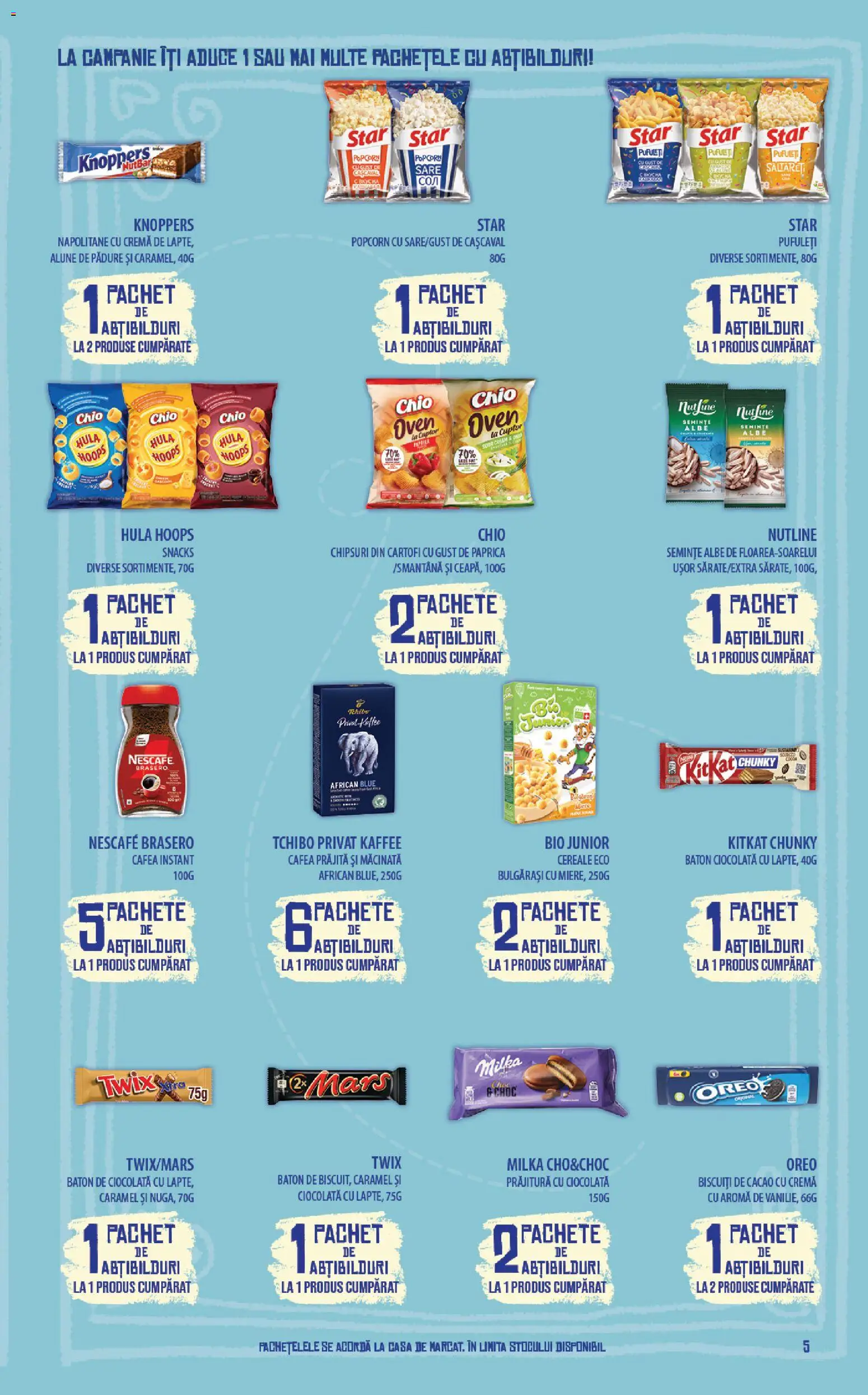 Noul catalog Mega Image – valabil de la 12.02.2026 | Pagină: 5 | Produse: Napolitane, Alune, Ciocolată, Cartofi