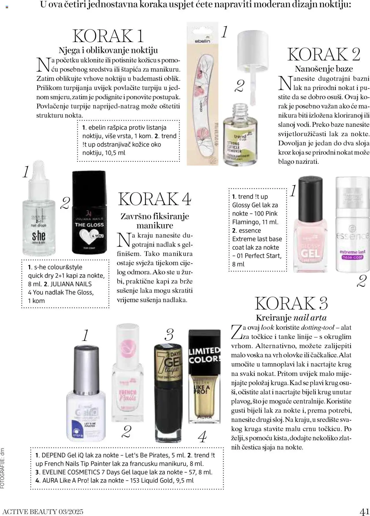 DM katalog | vrijedi od 01.10.2025 | Stranica: 41 | Proizvodi: Lak za nokte, Alat, Kozice