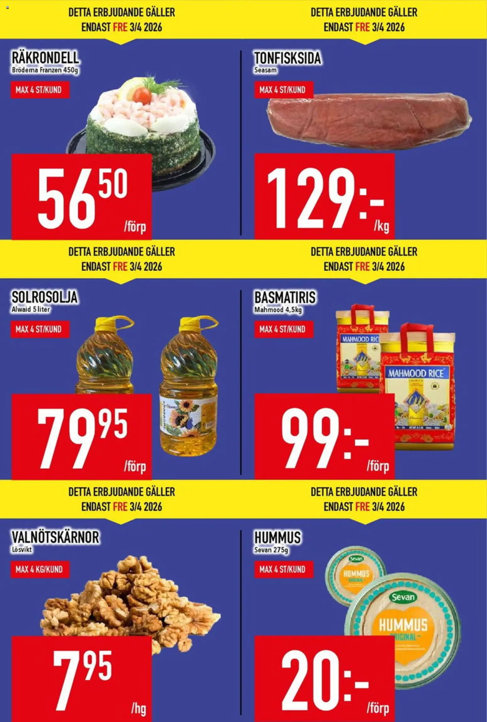 Matdax reklamblad aktuell från 30.03.2026 | Sida: 21 | Produkter: Galler