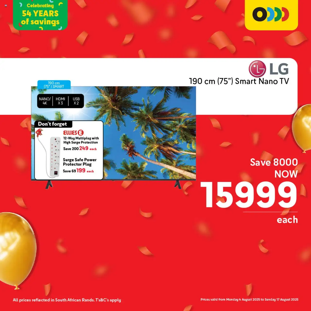 Makro Birthday Deals Tech │ valid from 04.08.2025 | Page: 11 | Products: TV