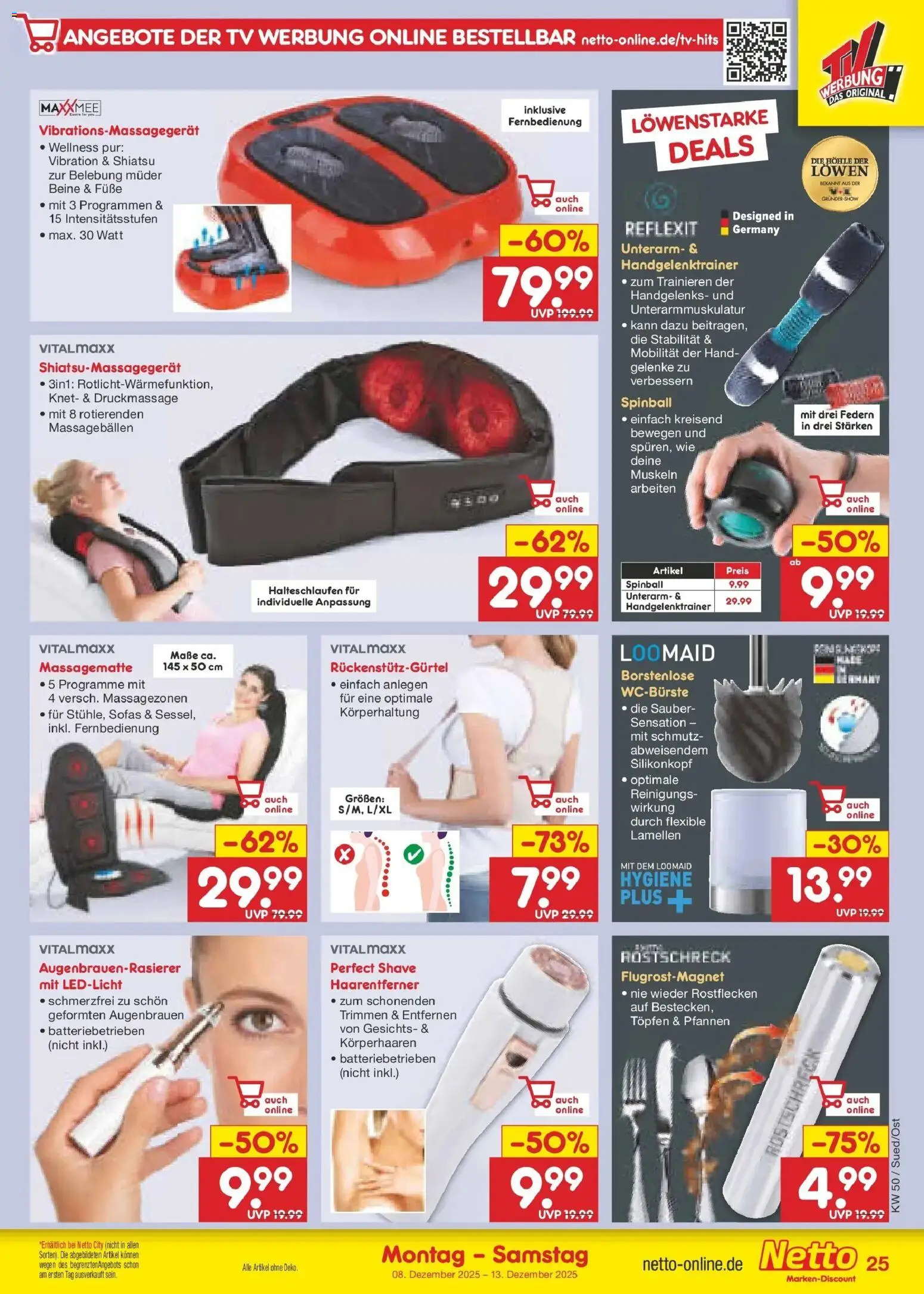 Netto Marken-Discount - Netto: Wochenangebote – gültig ab 08.12.2025 | Seite: 31 | Produkte: TV