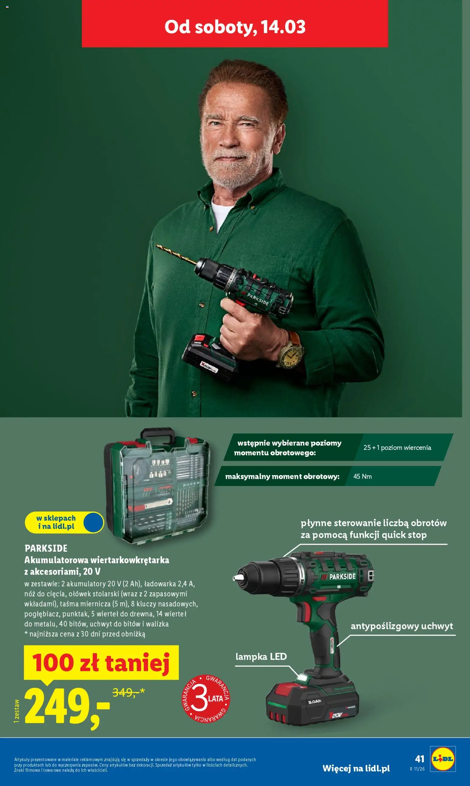 Lidl Polsko katalog od 09.03.2026 | Strana: 51 | Produkty: Parkside, LED