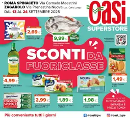 Anteprima del volantino Oasi Superstore - Roma catalogo valido a partire dal 13.09.2025