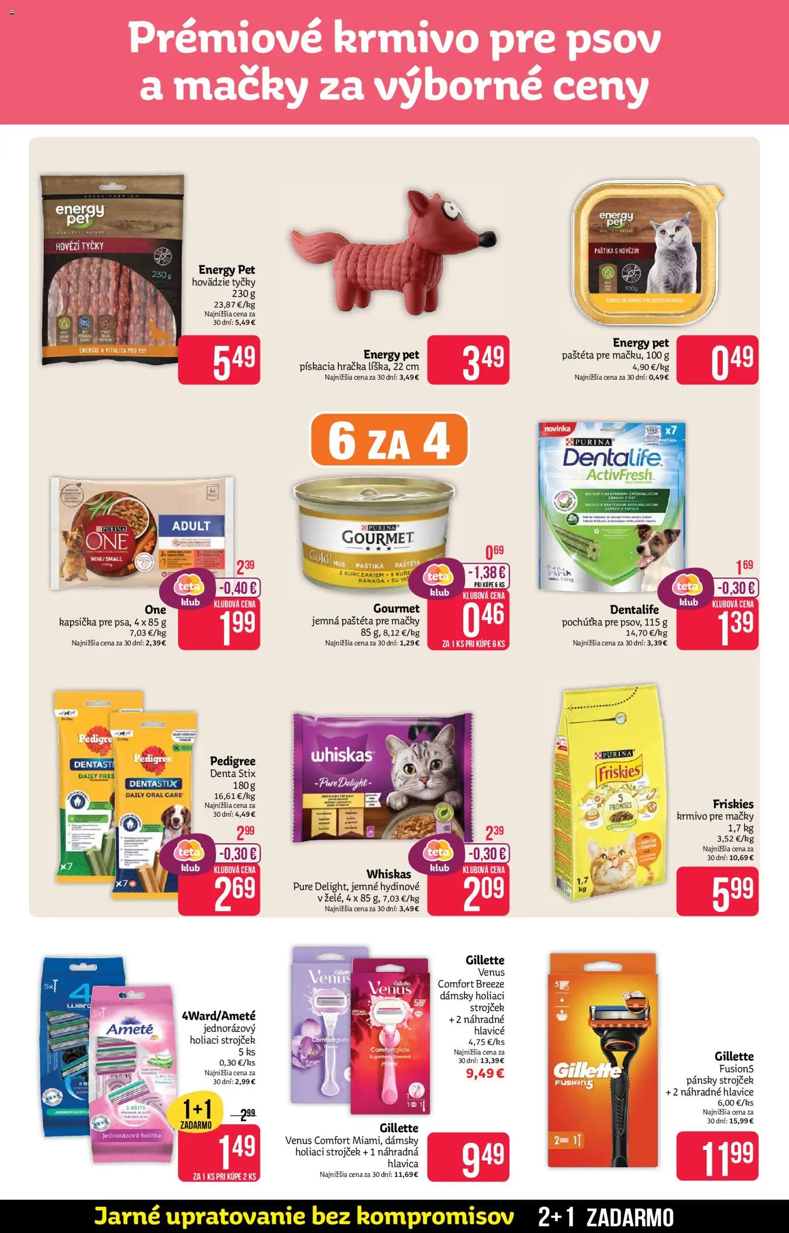 Nové Teta drogerie akcie – leták je platný od 30.03.2026 | Strana: 11 | Produkty: Strojček, Holiaci strojček, Whiskas