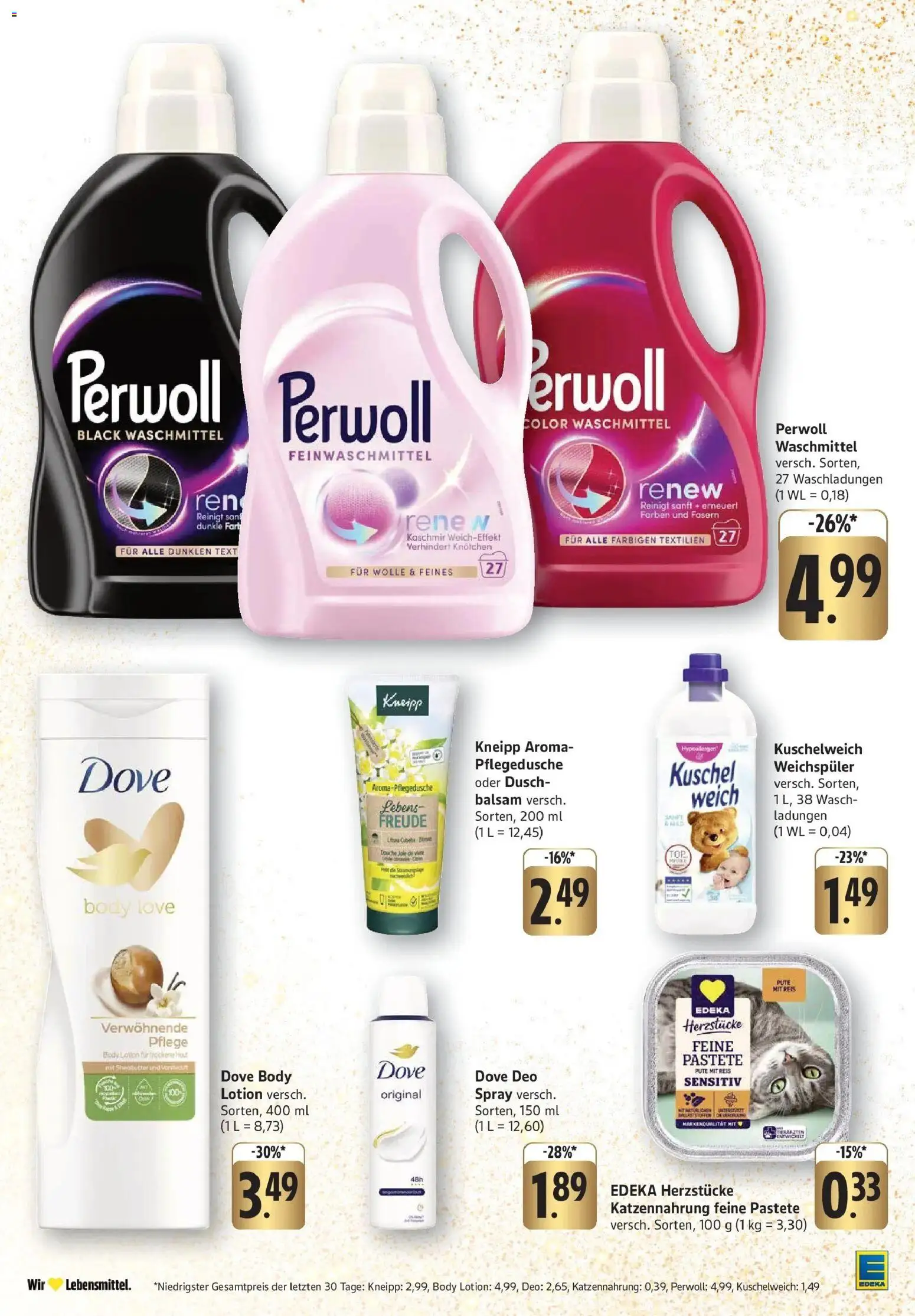 Edeka prospekt Mengen	 – gültig ab 08.12.2025 | Seite: 32 | Produkte: Pute, Deodorant, Weichspüler, Shower Gel