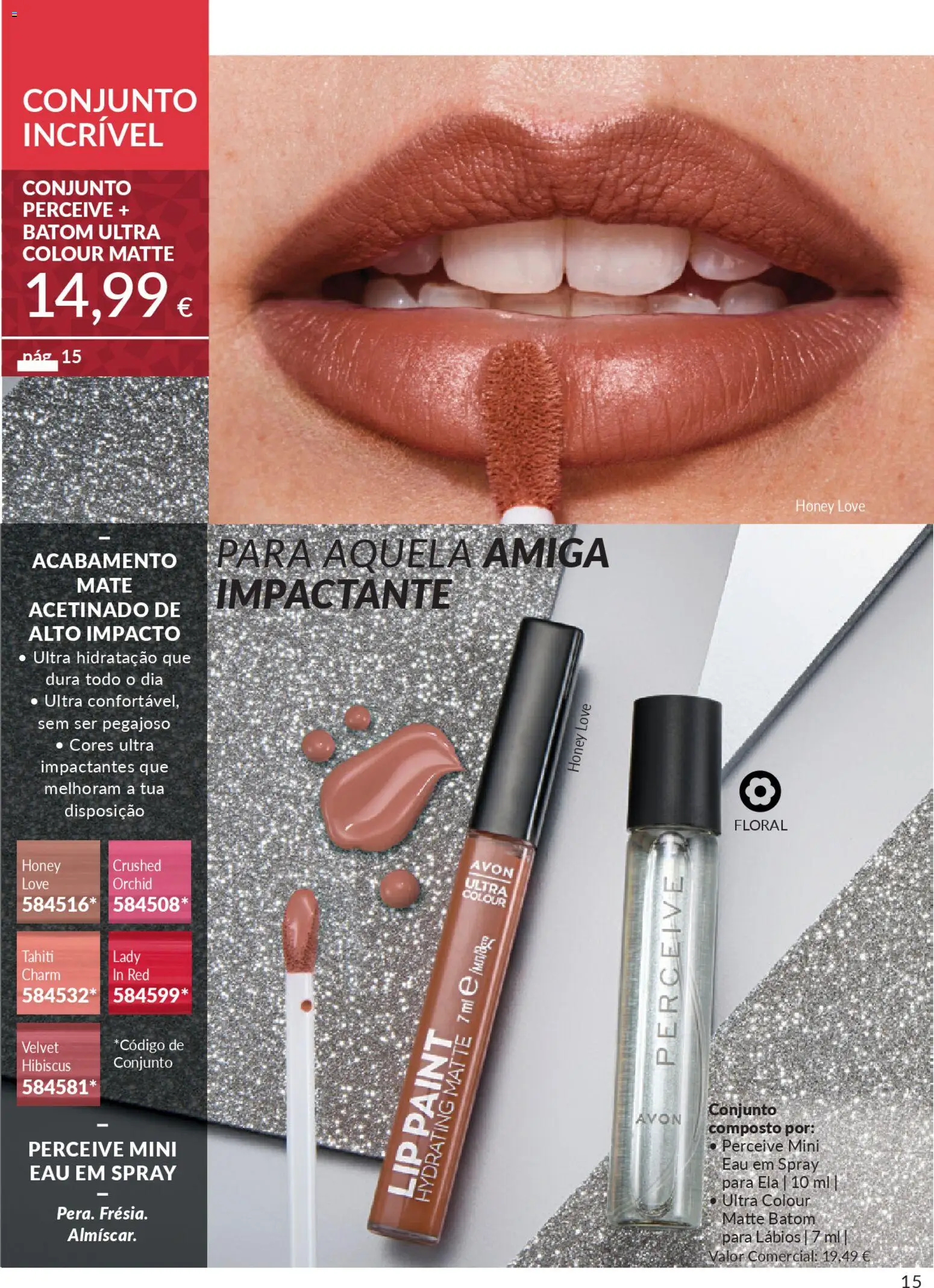 Avon - Um Natal alergre e radiante │ válido de 12.11.2025 | Página: 15 | Produtos: Batom