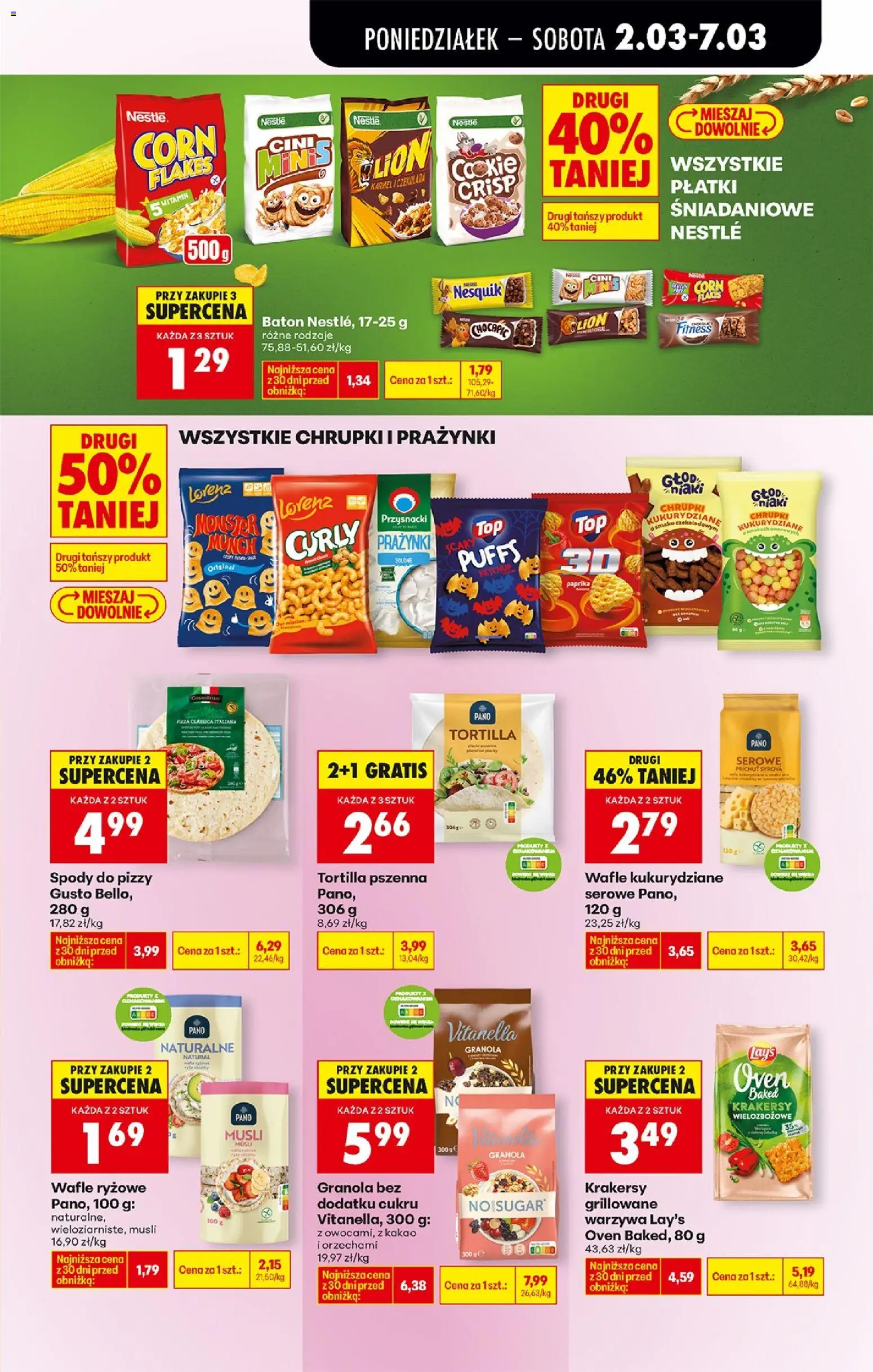 Biedronka Polsko leták od 02.03.2026 | Strana: 67 | Produkty: Granola, Tortilla, Lay's, Müsli