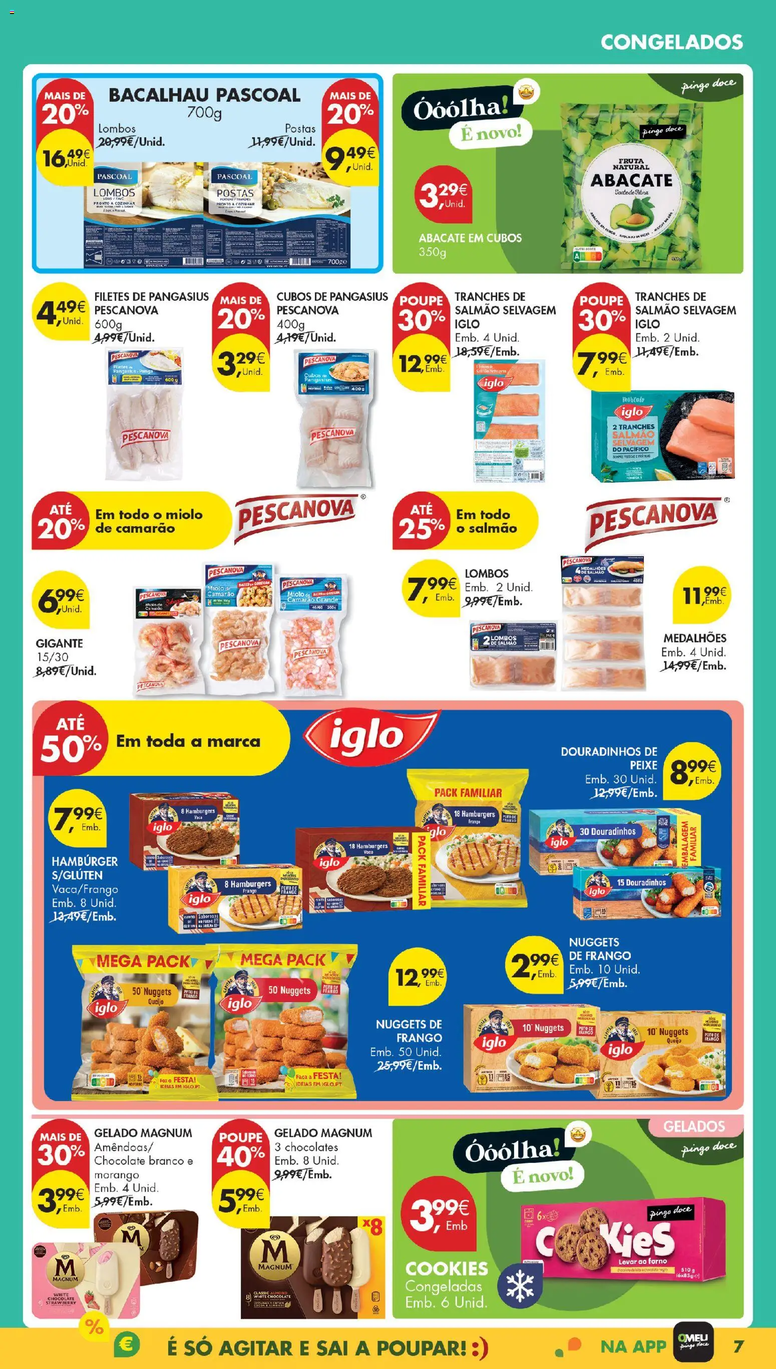 Pingo Doce Poupe Esta Semana Madeira │ válido de 11.11.2025 | Página: 7 | Produtos: Faca, Gelado, Chocolate, Peixe