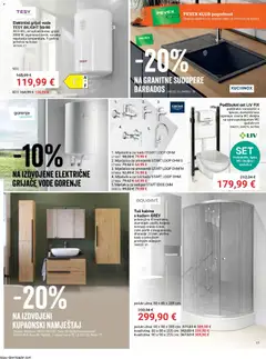 Katalog Pevex - Pregled kataloga iz trgovine Pevex, vrijedi od 08.01.2026 | Stranica: 17 | Proizvodi: Umivaonik, Tuš, Vodokotlić, Wc školjka