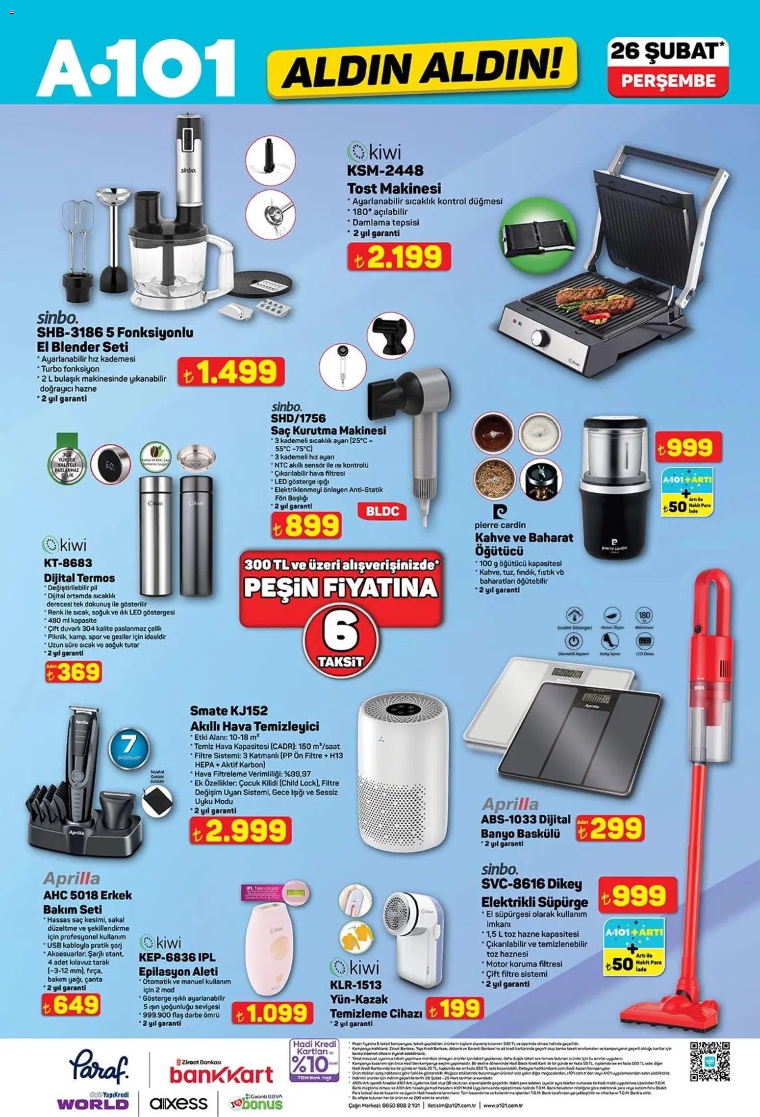 A101 Katalog Aldın Aldın - 26.02.2026 tarihinden itibaren geçerlidir | Sayfa: 8 | Ürünler: Fıstık, Kahve, Baharat, Termos