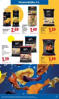 SNACK DAY Čips od krumpira, 150 g - Pregled kataloga iz trgovine Lidl, vrijedi od 02.03.2026 | Stranica: 13