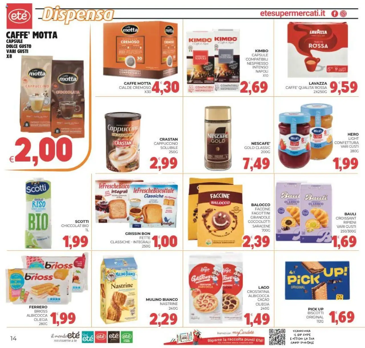 Volantino Eté del 19.09.2025 | Pagina: 14 | Prodotti: Caffè, Riso, Tè, Cacao