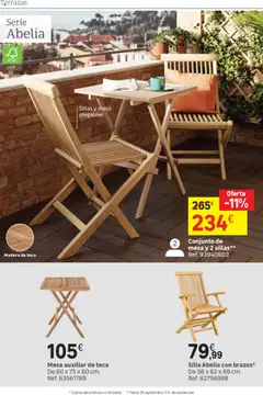 Leroy Merlin catálogo │ válido desde el 25.03.2025 | Página: 20 | Productos: Mesa auxiliar, Mesa, Silla