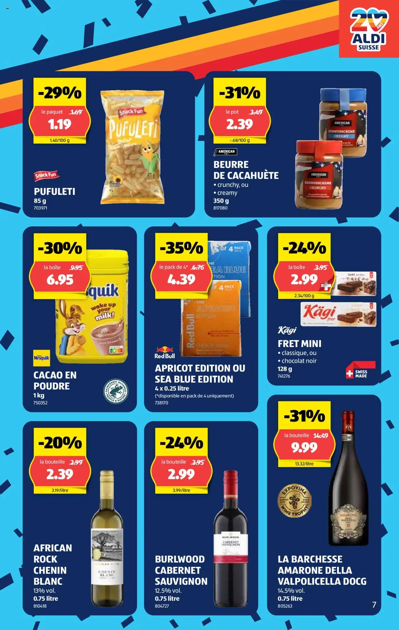 Aldi Aktionen FR – gültig ab 23.10.2025 | Seite: 8 | Produkte: Rock, Red bull