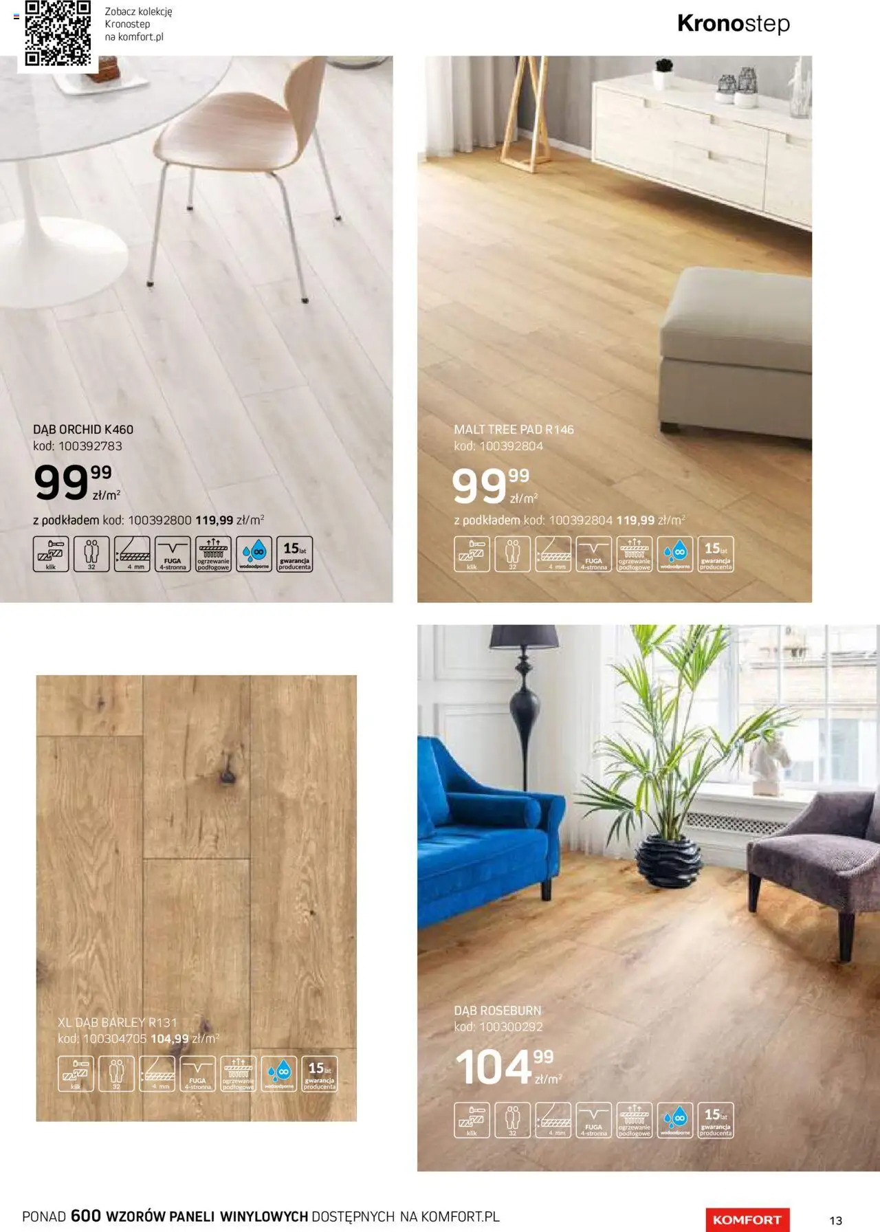 Komfort Gazetka - Katalog Podłogi I Drzwi od 26.06.2024 | Strona: 13