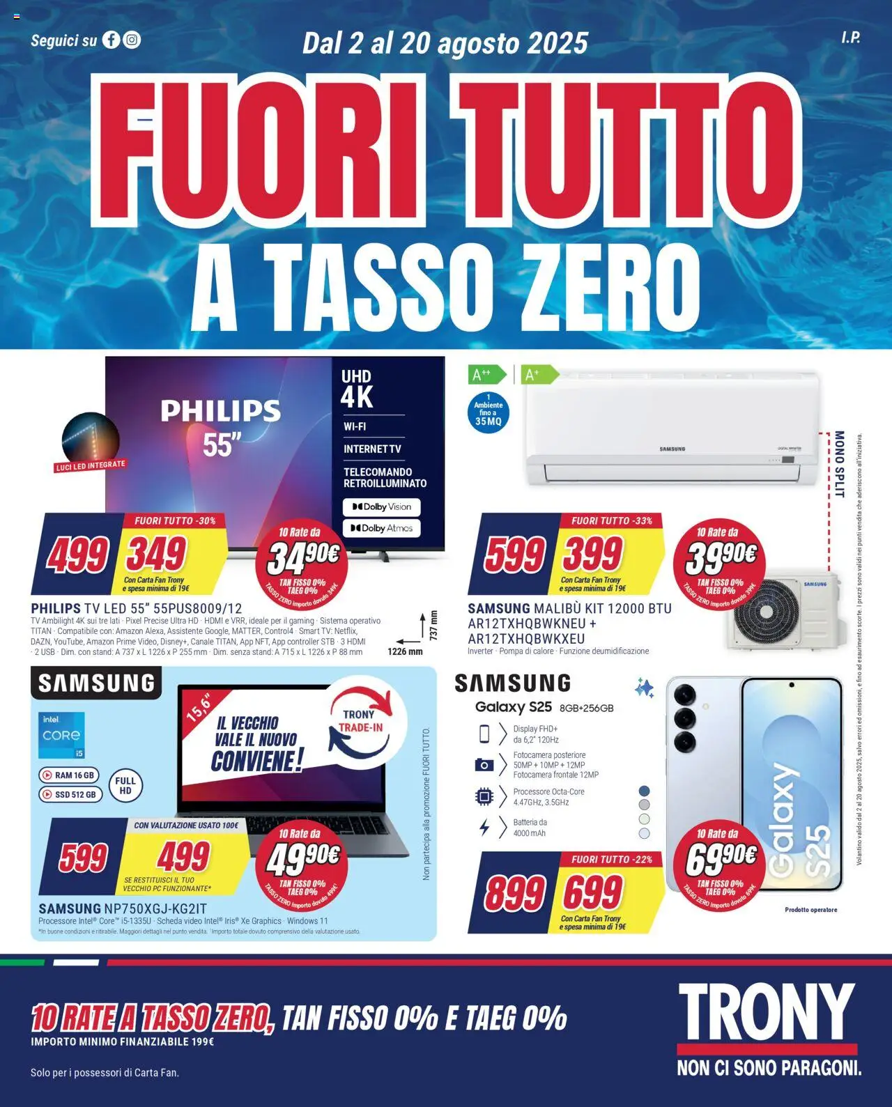 Volantino Trony del 02.08.2025 | Pagina: 1