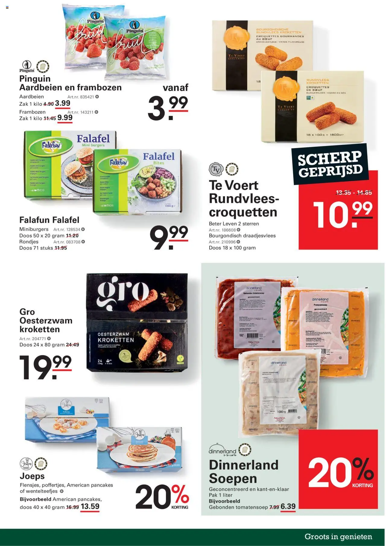  | Pagina: 27 | Producten: Aardbeien, Zak, Rundvlees, Frambozen