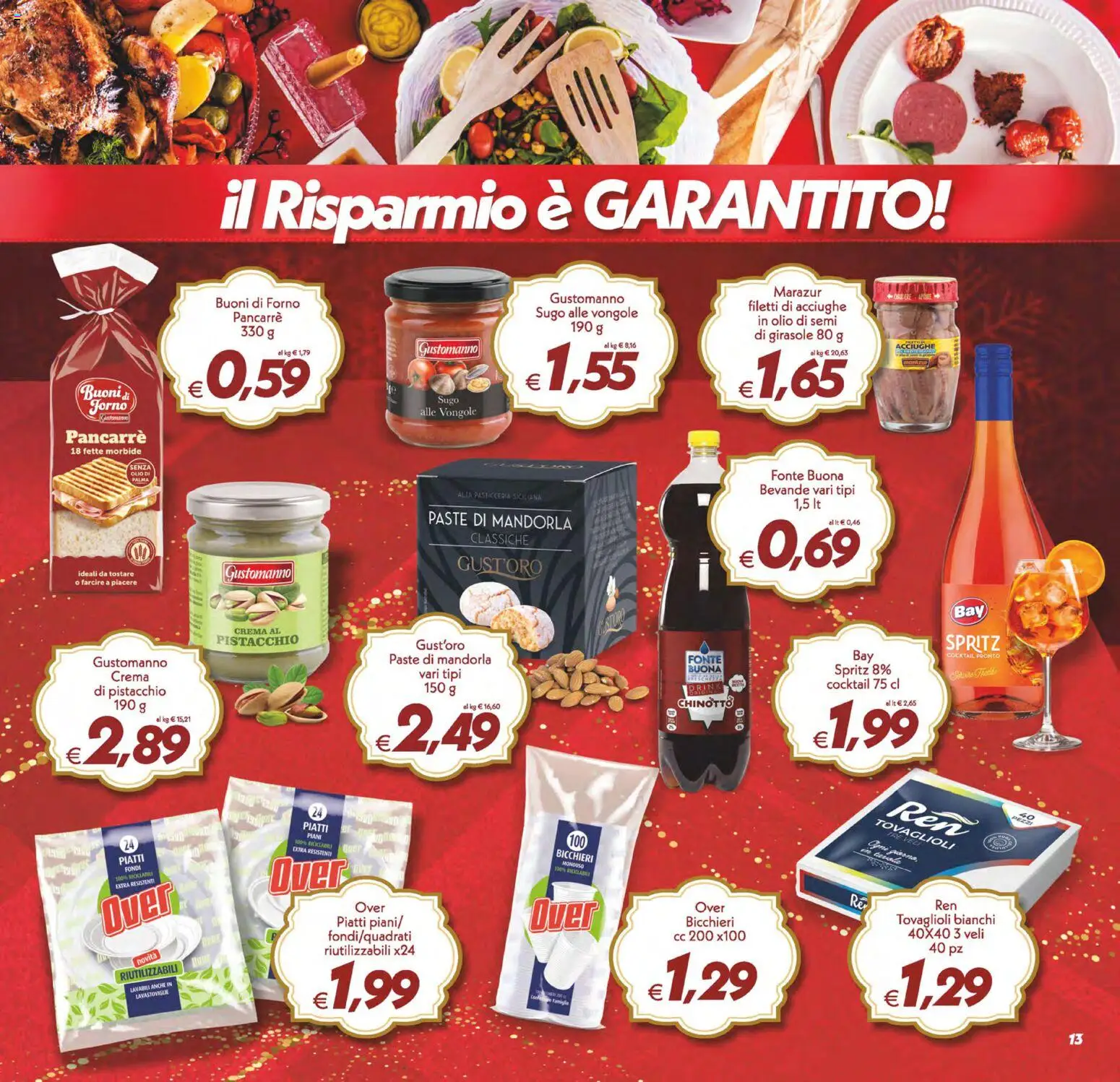 Volantino SuperConveniente del 27.12.2025 | Pagina: 13 | Prodotti: Chinotto, Lavastoviglie, Acciughe, Forno