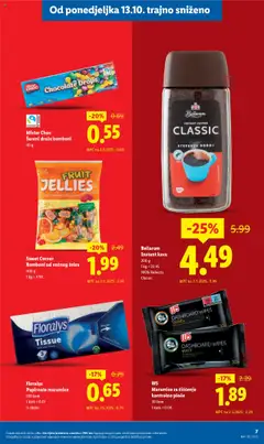 Lidl - Nastavljamo trajno snižavati cijene - Pregled kataloga iz trgovine Lidl, vrijedi od 08.09.2025 | Stranica: 7