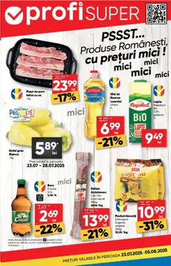 Catalog Profi Super – previzualizare al pliantului de la Profi valabil de la 23.07.2025