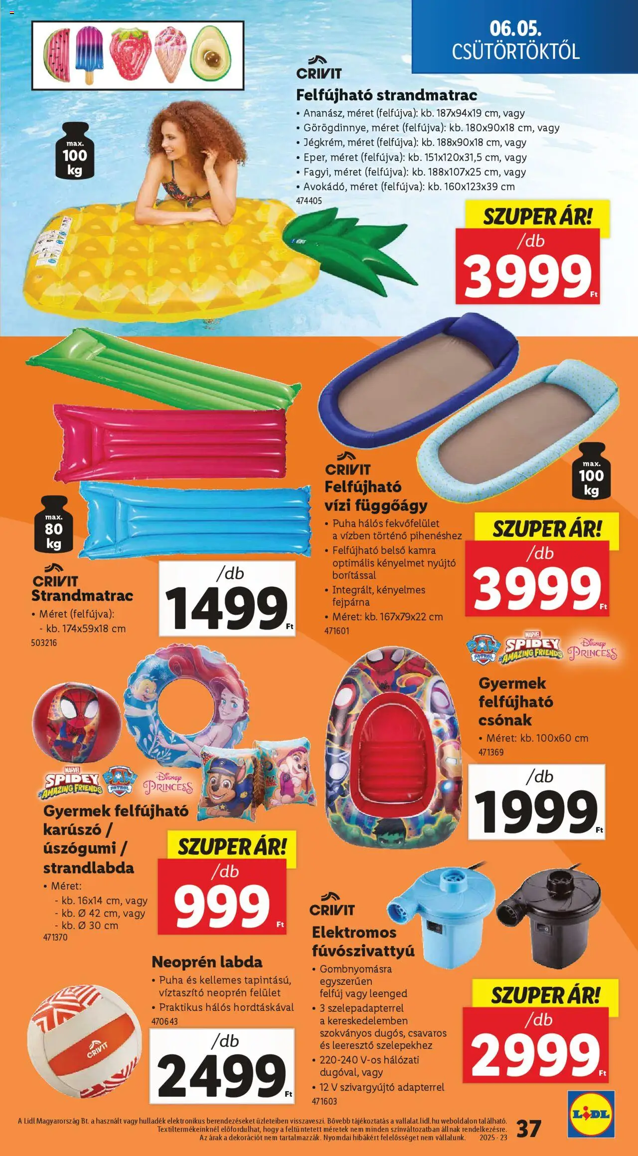 Lidl akciós ujság - amely érvényes a következő dátumtól: 05.06.2025 | Oldal: 37