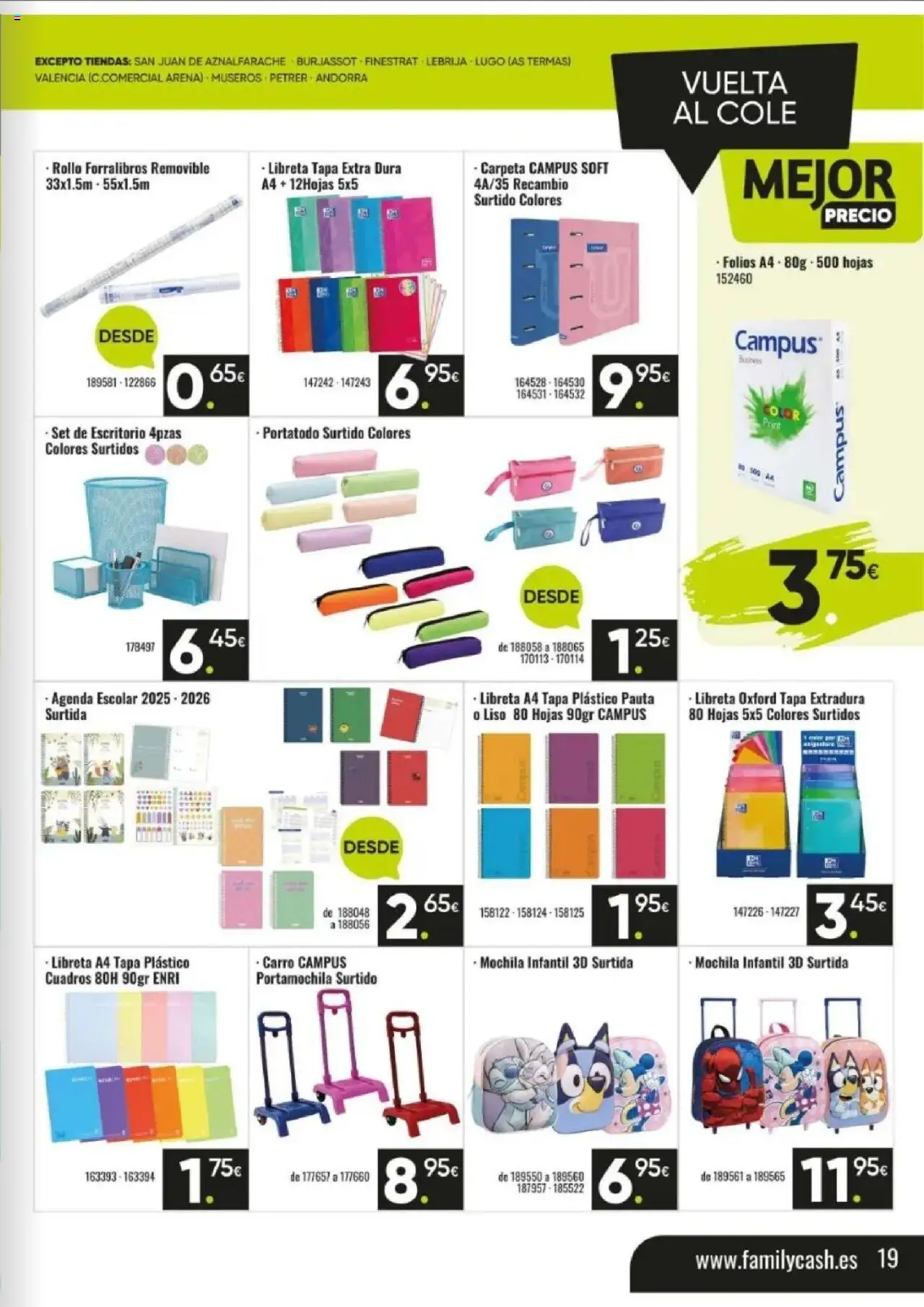 Family Cash folleto │ válido desde el 11.08.2025 | Página: 18 | Productos: Mochila