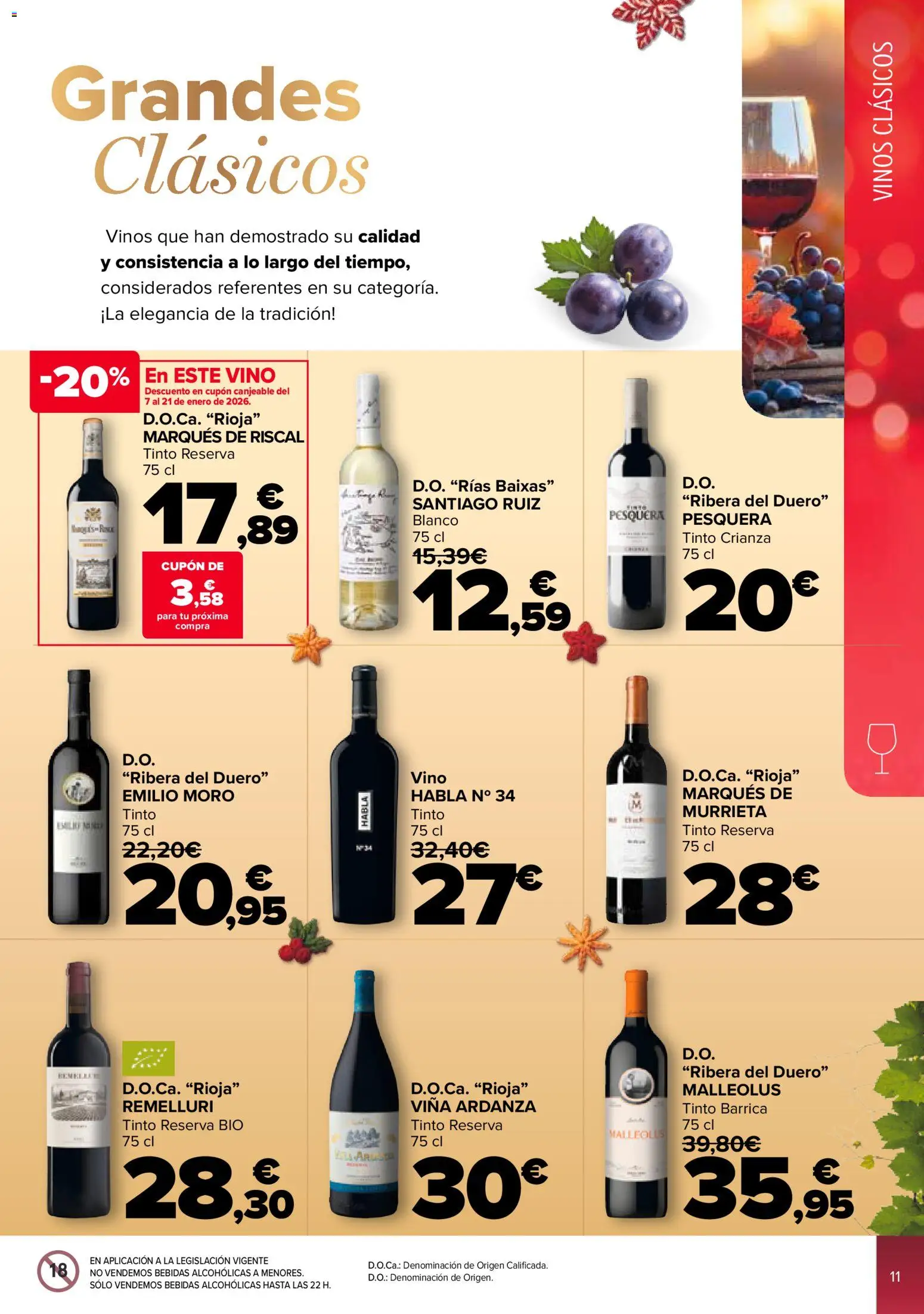 Carrefour folleto │ válido desde el 02.12.2025 | Página: 11 | Productos: Vino