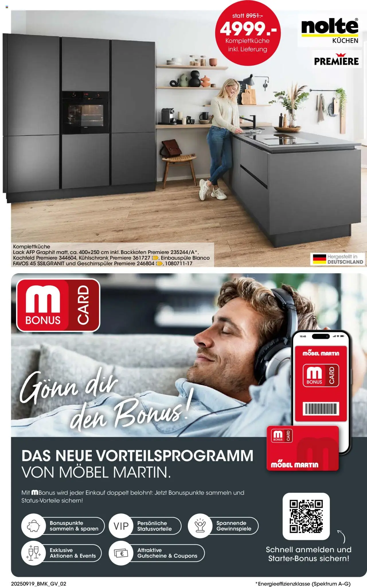 Möbel Martin Prospekt  Küchenmesse 	 – gültig ab 19.09.2025 | Seite: 2 | Produkte: Geschirrspüler, Kühlschrank, Kochfeld, Kuchen