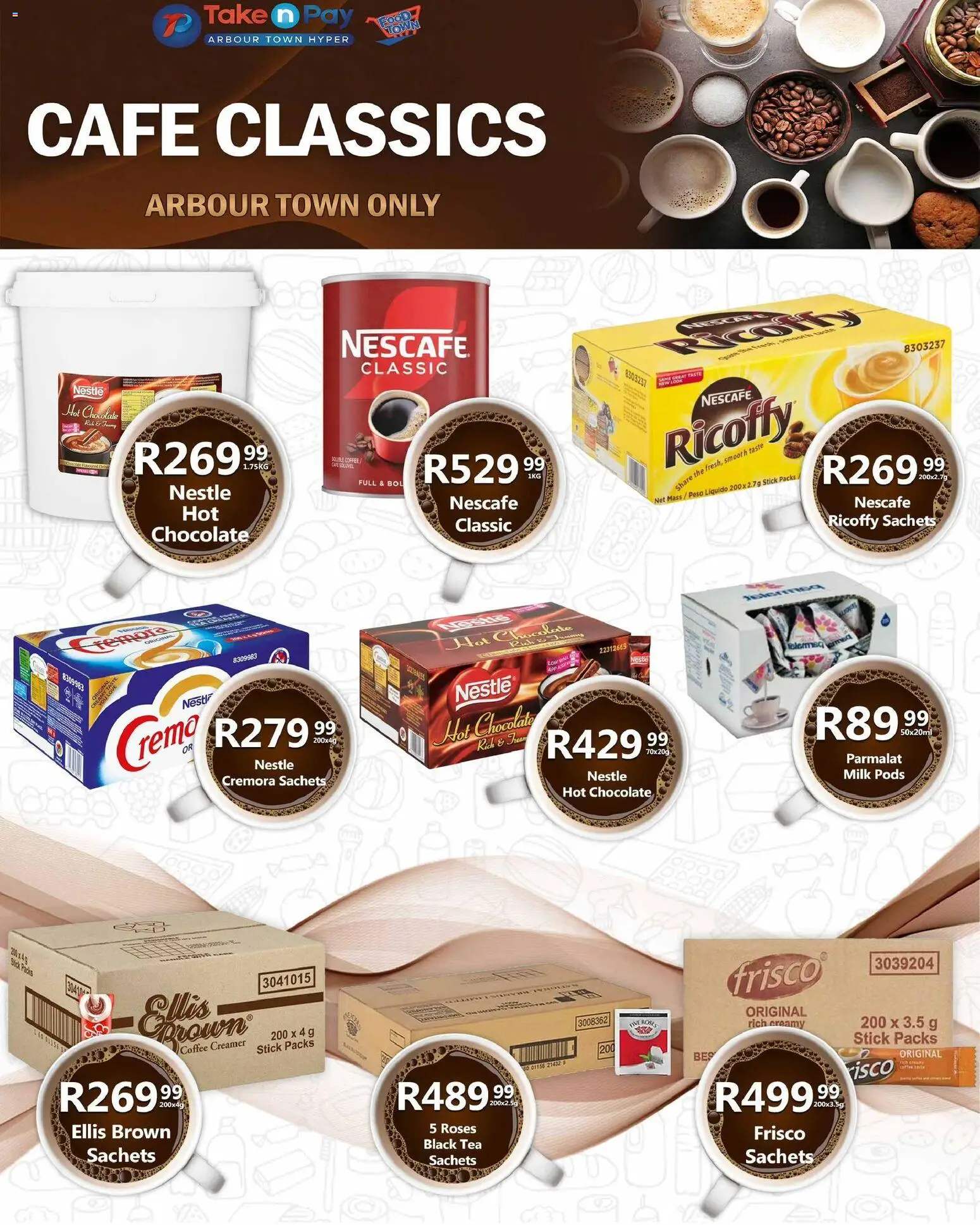 New Take n Pay catalogue – valid from 20.04.2026 | Page: 38 | Products: Hot chocolate, Creamer, Coffee, Chocolate