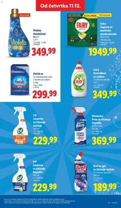 Bref wc gel za čišćenje toaleta, wc gel za čišćenje toaleta Sa mirisom lavande, 700 ml - pregled Lidl kataloga - važi od 11.12.2025 | Strana: 43