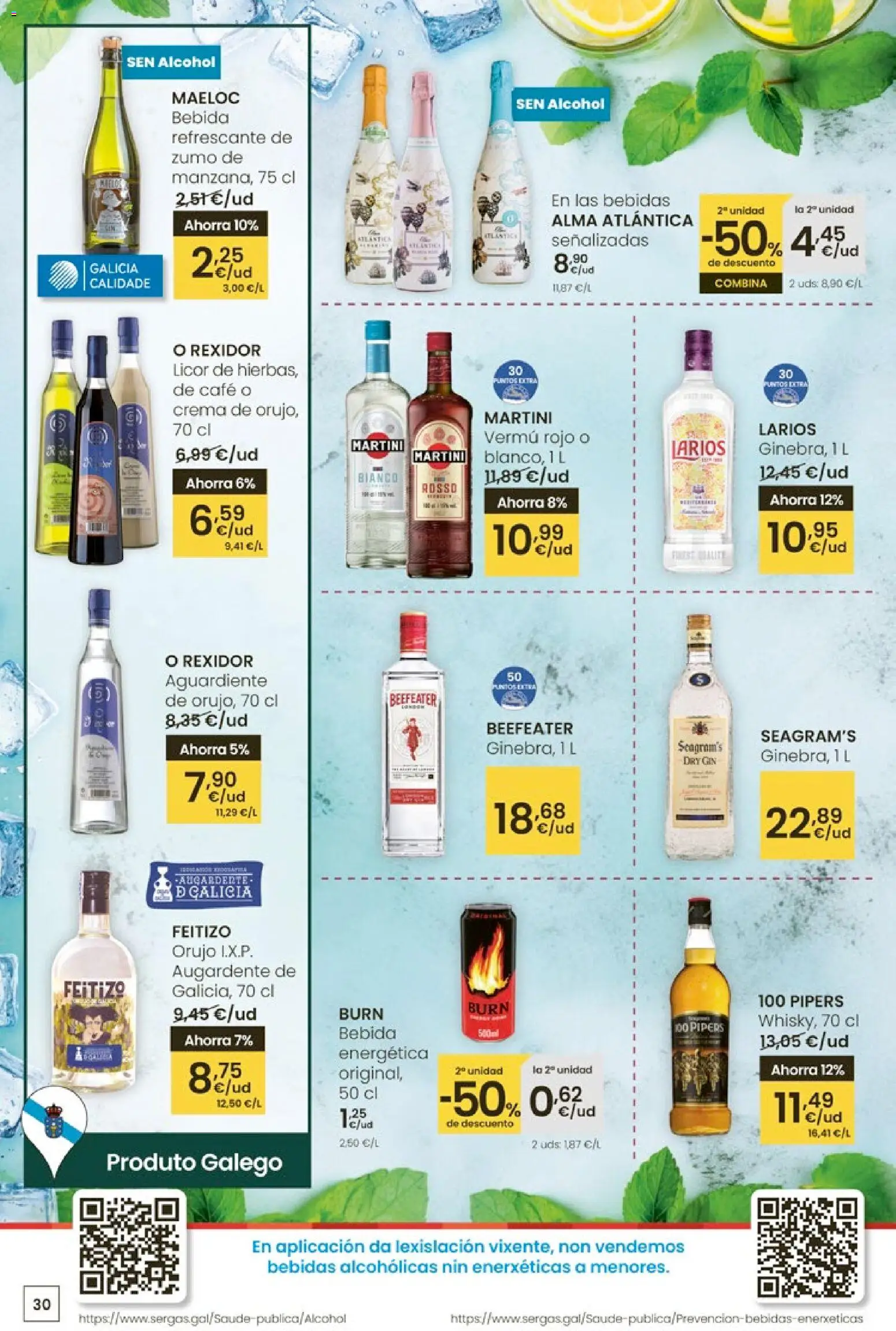 Eroski - Quieres ahorrar conmigo │ válido desde el 26.03.2026 | Página: 30 | Productos: Licor, Café, Ροζ πιπέρι, Crema