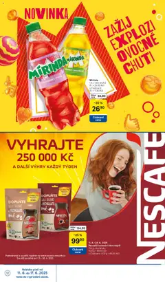 Tesco leták - Hypermarket od 11.06.2025 | Strana: 12 | Produkty: Káva, Instantní káva, Mirinda, Nescafé