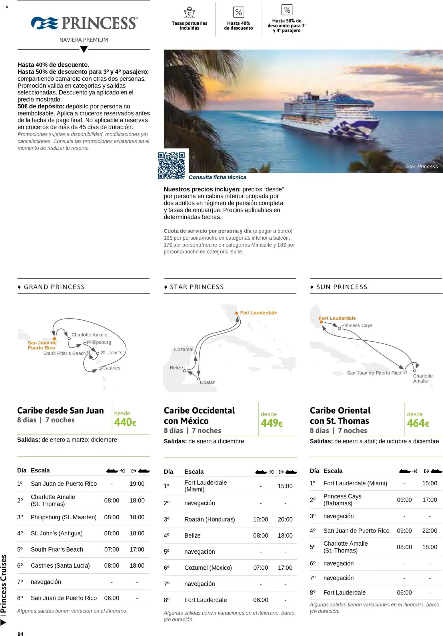 Viajes El Corte Inglés Cruceros marítimos │ válido desde el 01.01.2026 | Página: 95 | Productos: Navegación
