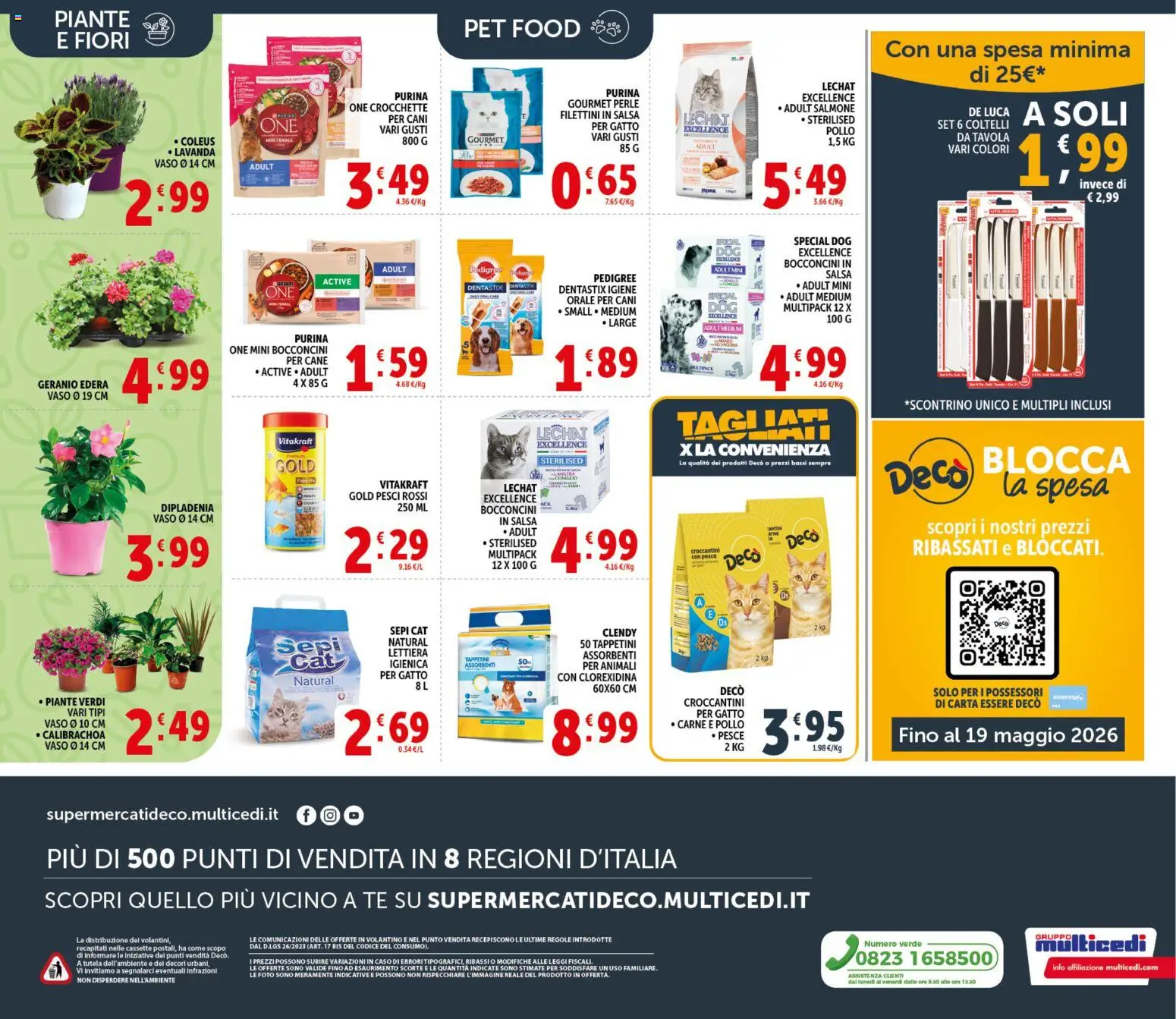 Volantino Decò del 21.04.2026 | Pagina: 20 | Prodotti: Pollo, Salmone, Salsa, Vaso