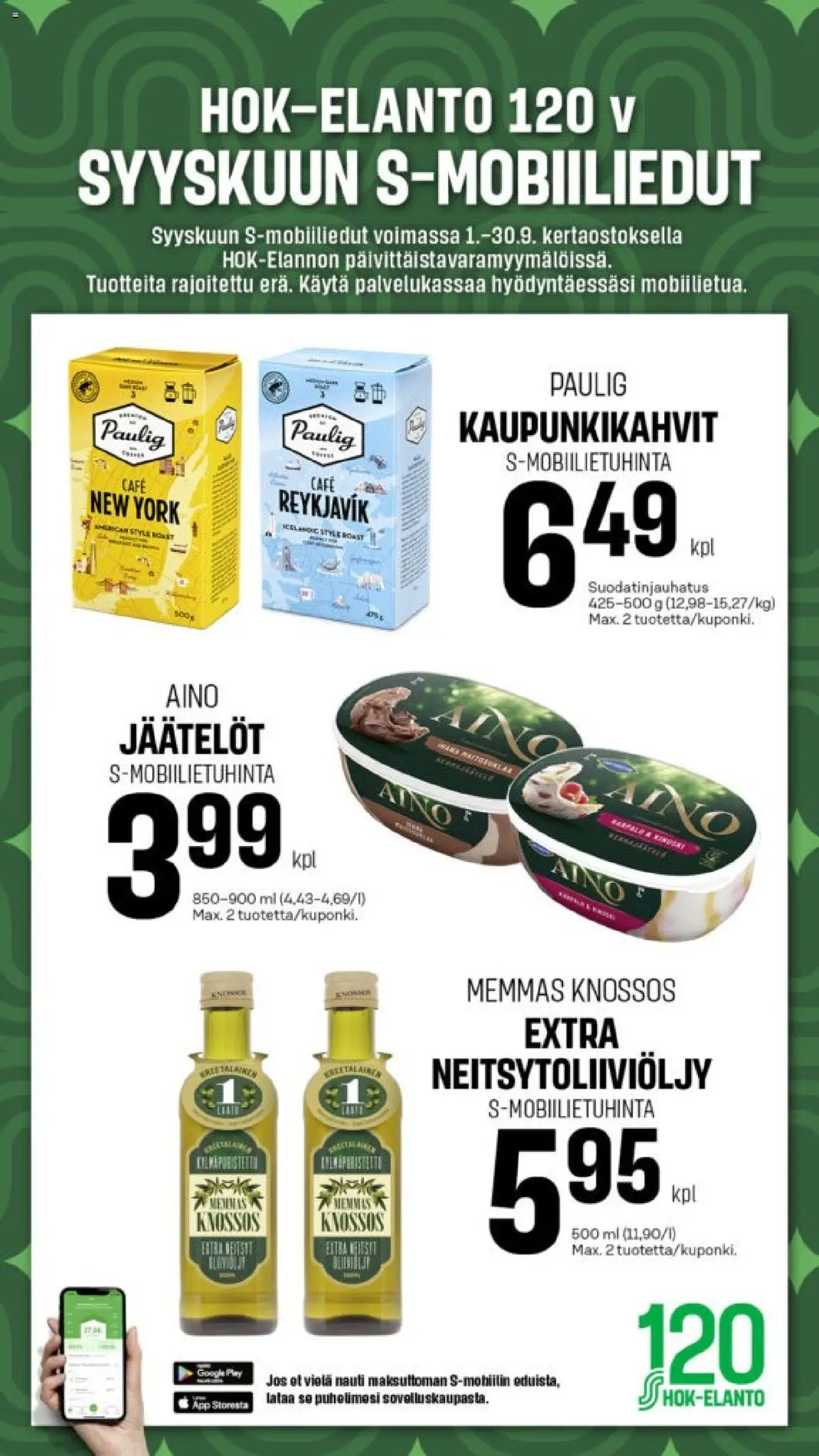S-market tarjoukset – voimassa 24.09.2025 alkaen | Sivu: 3
