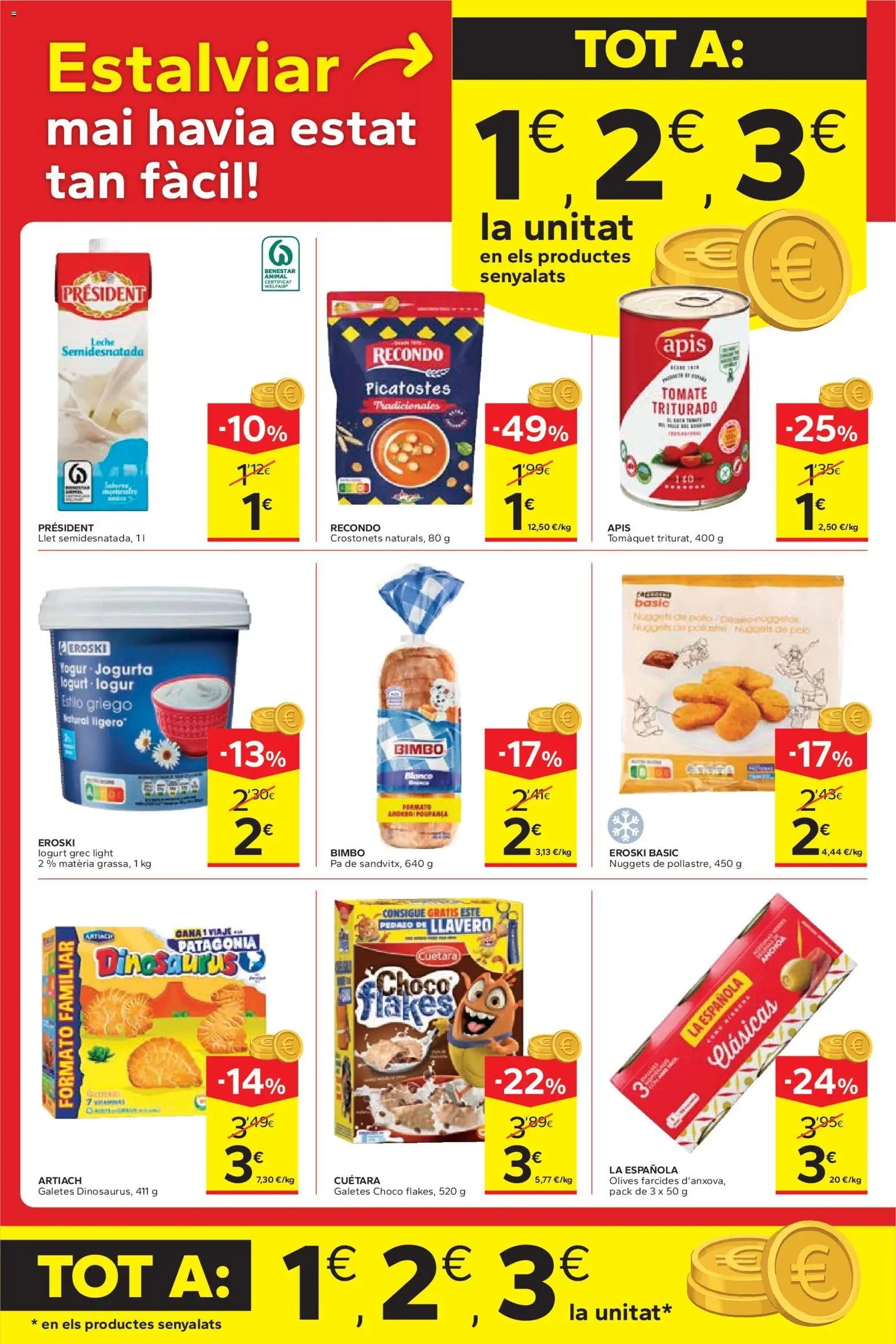 Caprabo folleto │ válido desde el 05.01.2026 | Página: 2 | Productos: Leche, Yogur, Anchoa, Nuggets