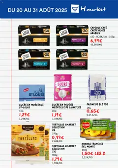  | Page: 6 | Produits: Farine de ble, Poudre, Sucre en poudre, Ananas