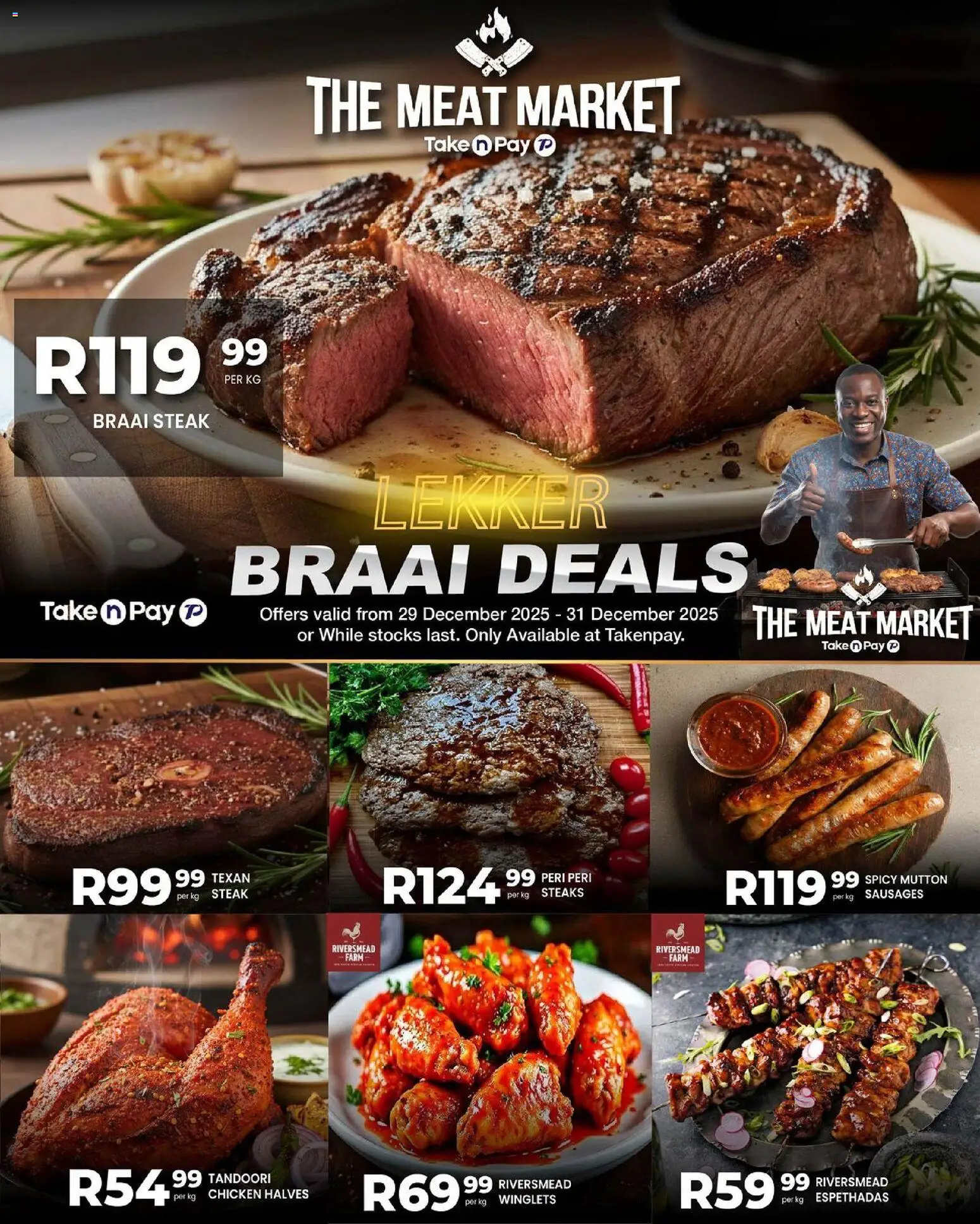 New Take n Pay catalogue – valid from 29.12.2025 | Page: 4 | Products: Steak, Chicken