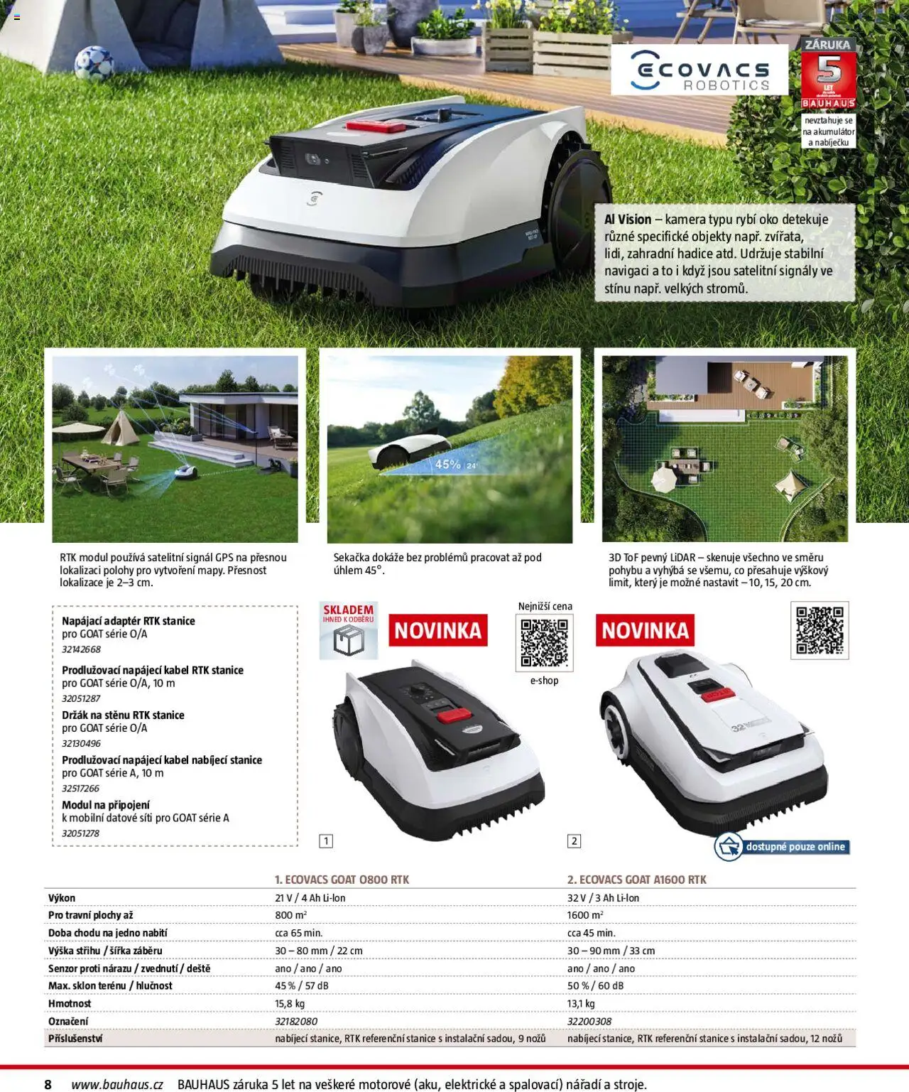 Bauhaus katalog Zahradní technika od 01.04.2025 | Strana: 8 | Produkty: Zahradní hadice, Kabel, Hadice, Nářadí