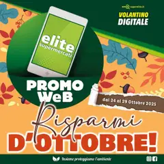 Anteprima del volantino Elite Supermercati Promo Web catalogo valido a partire dal 24.10.2025