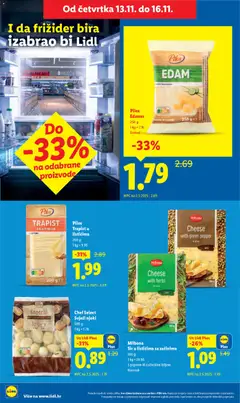 Katalog Lidl - Pregled kataloga iz trgovine Lidl, vrijedi od 10.11.2025 | Stranica: 84 | Proizvodi: Trapist, Jogurt, Narezak, Njoki
